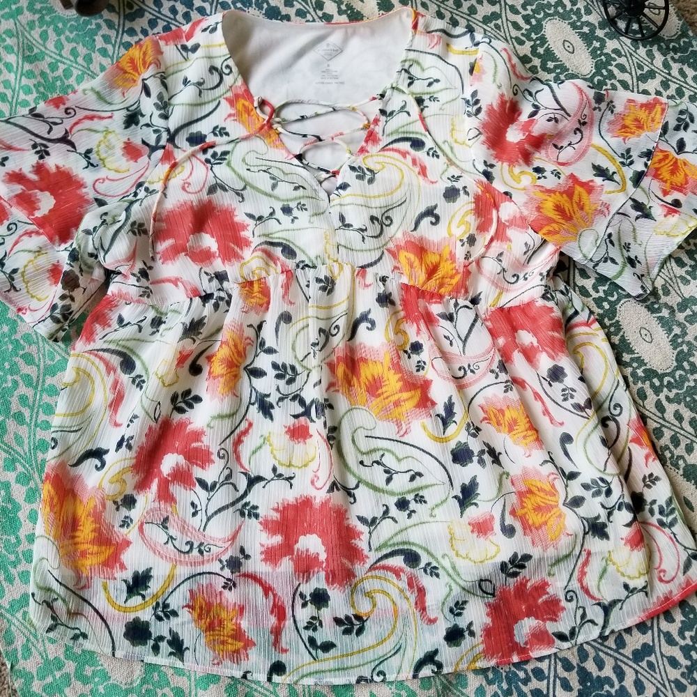 excellent shirt to celebrate spring. The pattern i